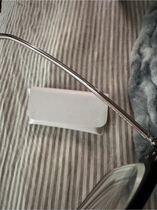 Elisa Johnson Dre Silver Demi-Rim Eyeglasses frames main image 4